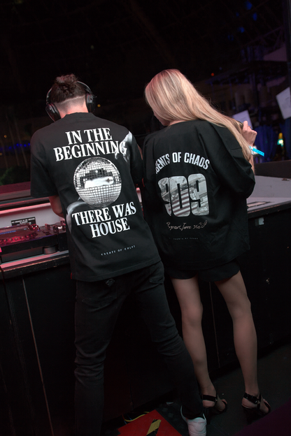 Genesis of House Black Heavy Tee