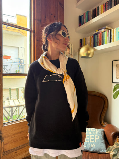 Chain Reaction Silk Scarf